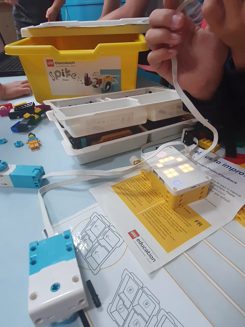 Zestaw LEGO Education Spike Prime używany na zajęciach robotyki w Eurolink Leszno